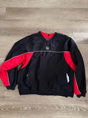UPS Black & Red Athletic Pullover Jacket